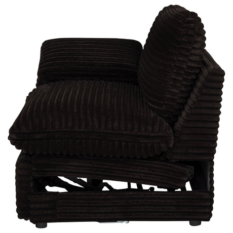 Collins Chocolate Brown Modular LAF Power Recliner from Coaster - Luna Furniture