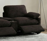 Collins Chocolate Brown Modular RAF Power Recliner from Coaster - Luna Furniture