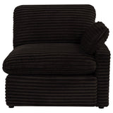 Collins Chocolate Brown Modular RAF Power Recliner from Coaster - Luna Furniture