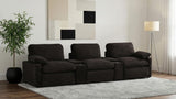 Collins Chocolate Brown 5-Piece Power Reclining Home Theater Seating from Coaster - Luna Furniture