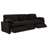 Collins Chocolate Brown Modular Power Sofa from Coaster - Luna Furniture