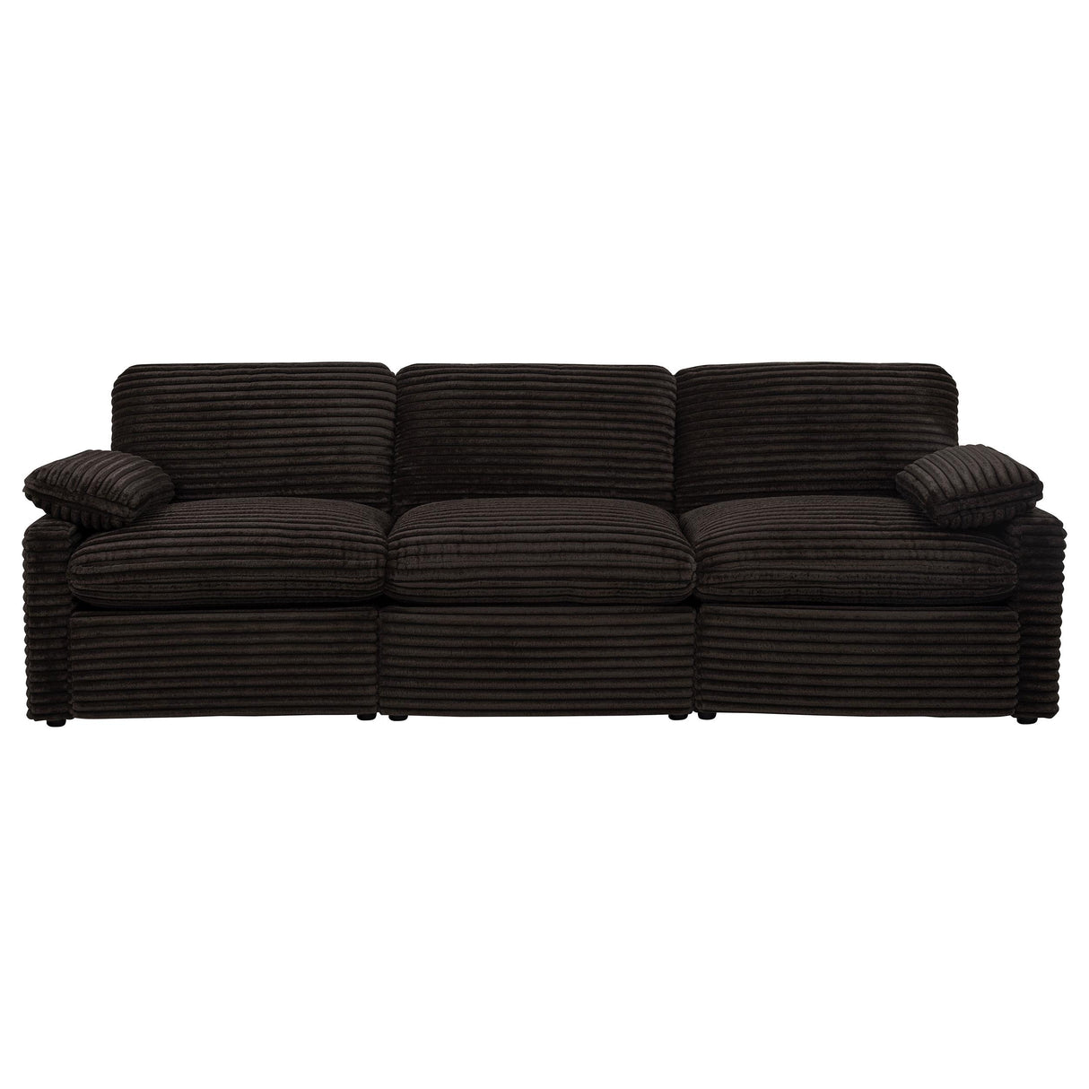 Collins Chocolate Brown Modular Power Sofa from Coaster - Luna Furniture