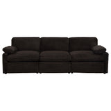 Collins Chocolate Brown Modular Power Sofa from Coaster - Luna Furniture