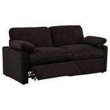 Collins Chocolate Brown Modular Power Loveseat from Coaster - Luna Furniture