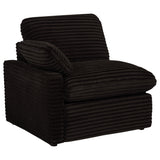 Collins Chocolate Brown Modular Power Loveseat from Coaster - Luna Furniture