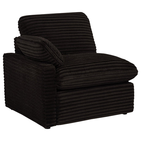 Collins Chocolate Brown Modular Power Loveseat from Coaster - Luna Furniture