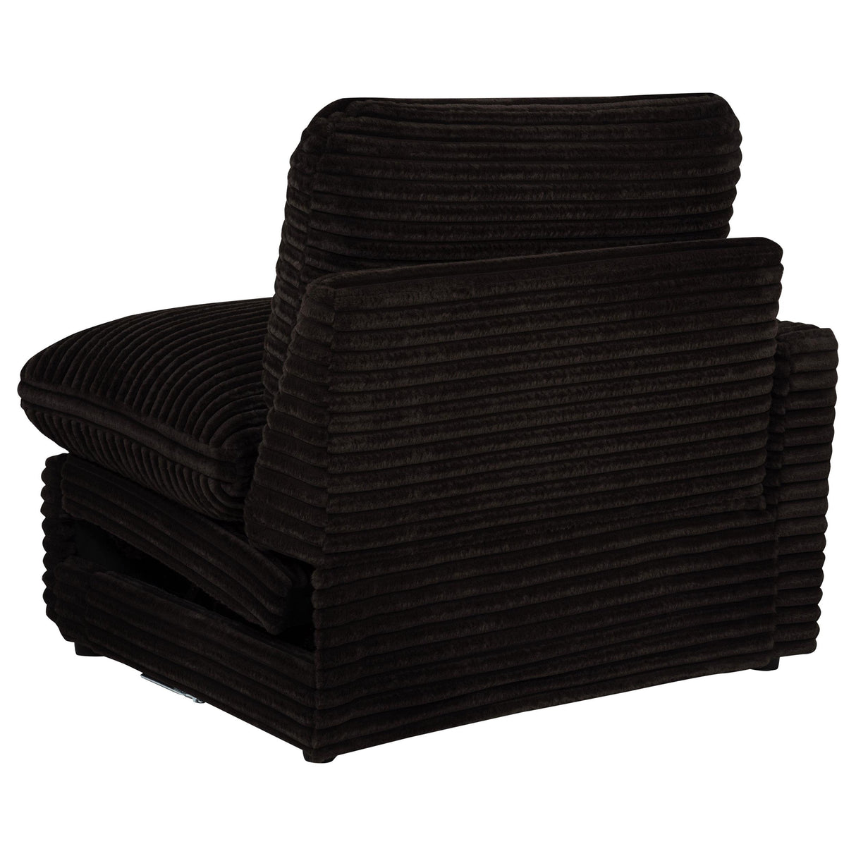 Collins Chocolate Brown Modular Power Loveseat from Coaster - Luna Furniture