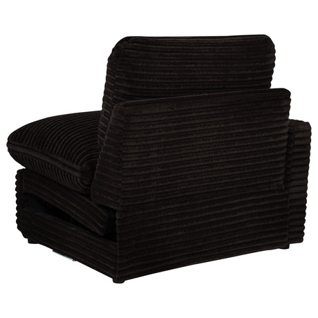 Collins Chocolate Brown Modular Power Loveseat from Coaster - Luna Furniture