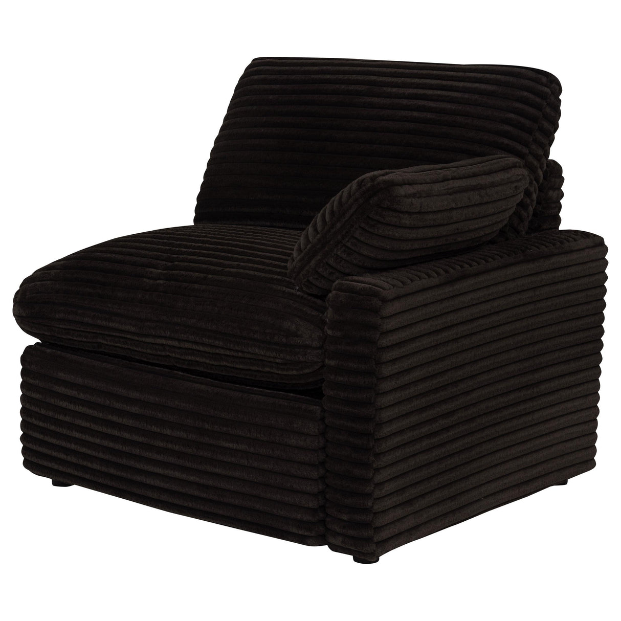 Collins Chocolate Brown Modular Power Loveseat from Coaster - Luna Furniture