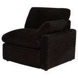 Collins Chocolate Brown Modular Power Loveseat from Coaster - Luna Furniture