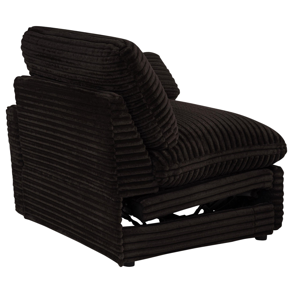 Collins Chocolate Brown Modular Power Loveseat from Coaster - Luna Furniture