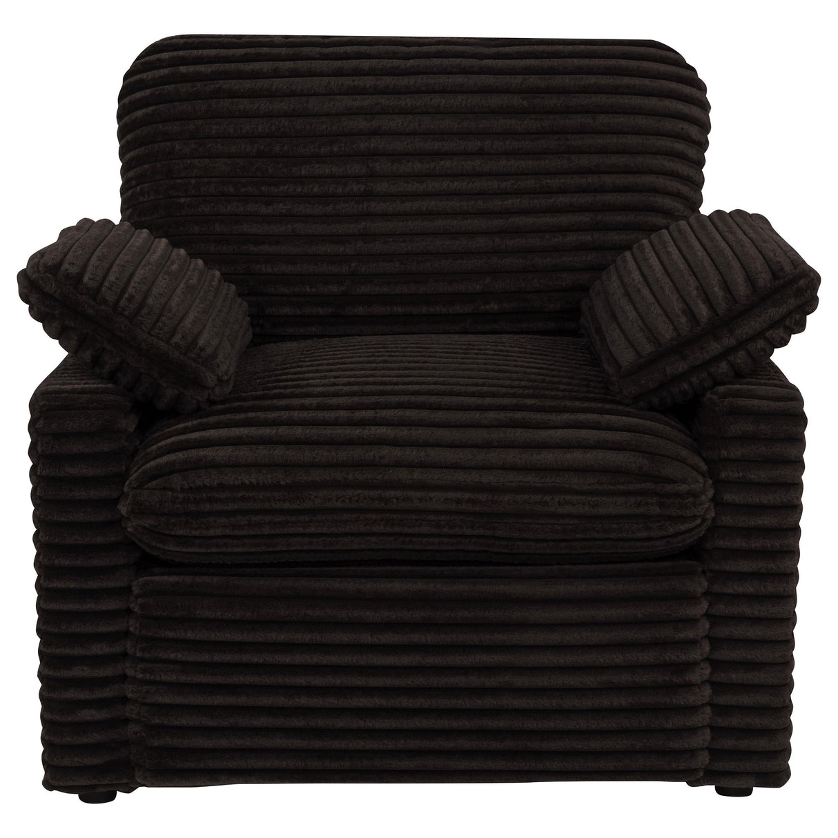 Collins Chocolate Brown Upholstered Power Recliner Chair from Coaster - Luna Furniture