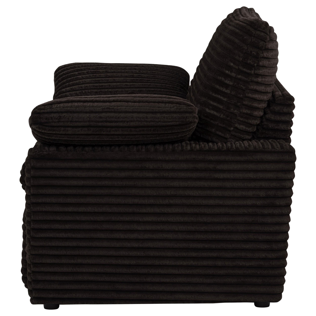 Collins Chocolate Brown Upholstered Power Recliner Chair from Coaster - Luna Furniture