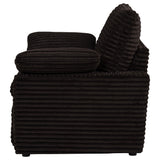 Collins Chocolate Brown Upholstered Power Recliner Chair from Coaster - Luna Furniture