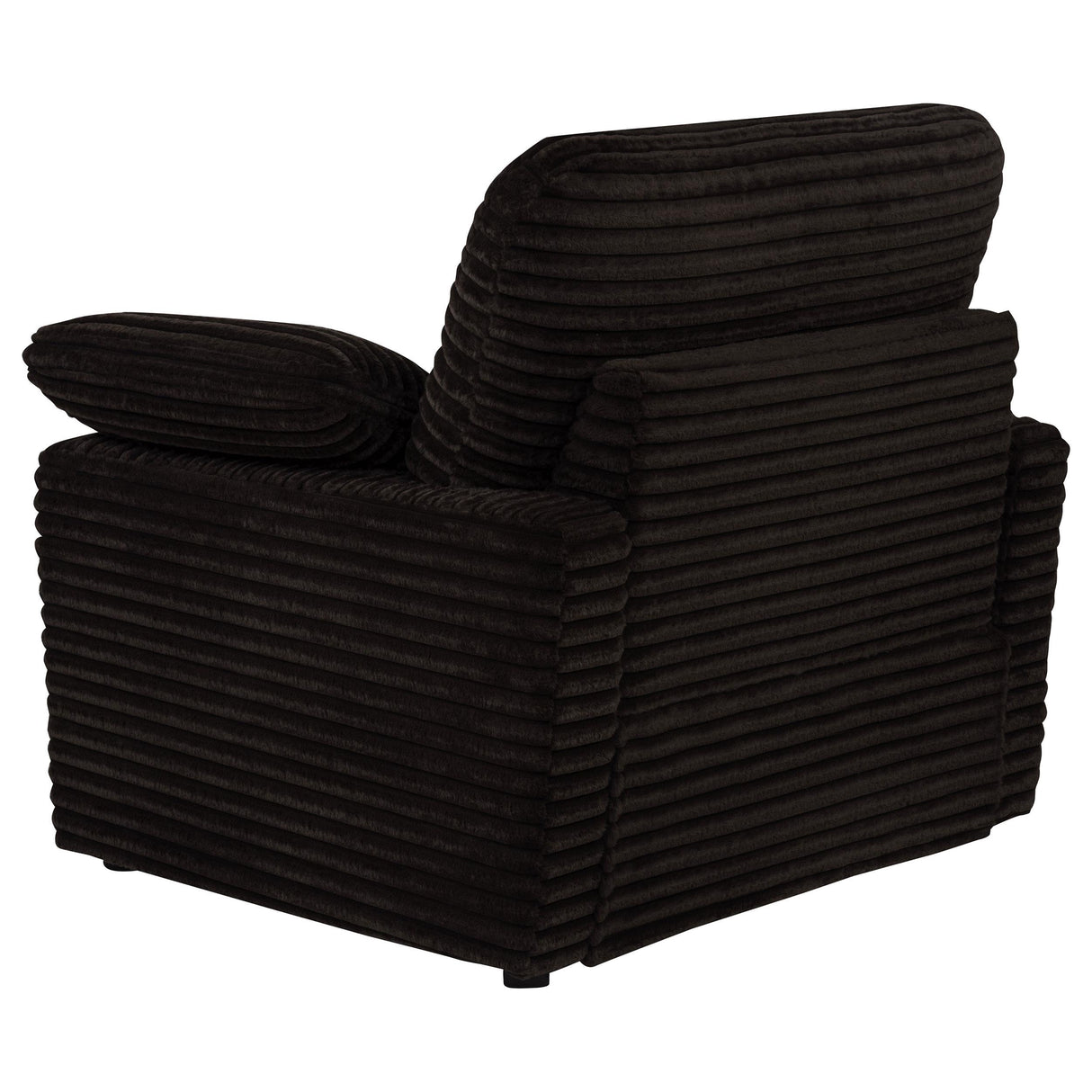 Collins Chocolate Brown Upholstered Power Recliner Chair from Coaster - Luna Furniture