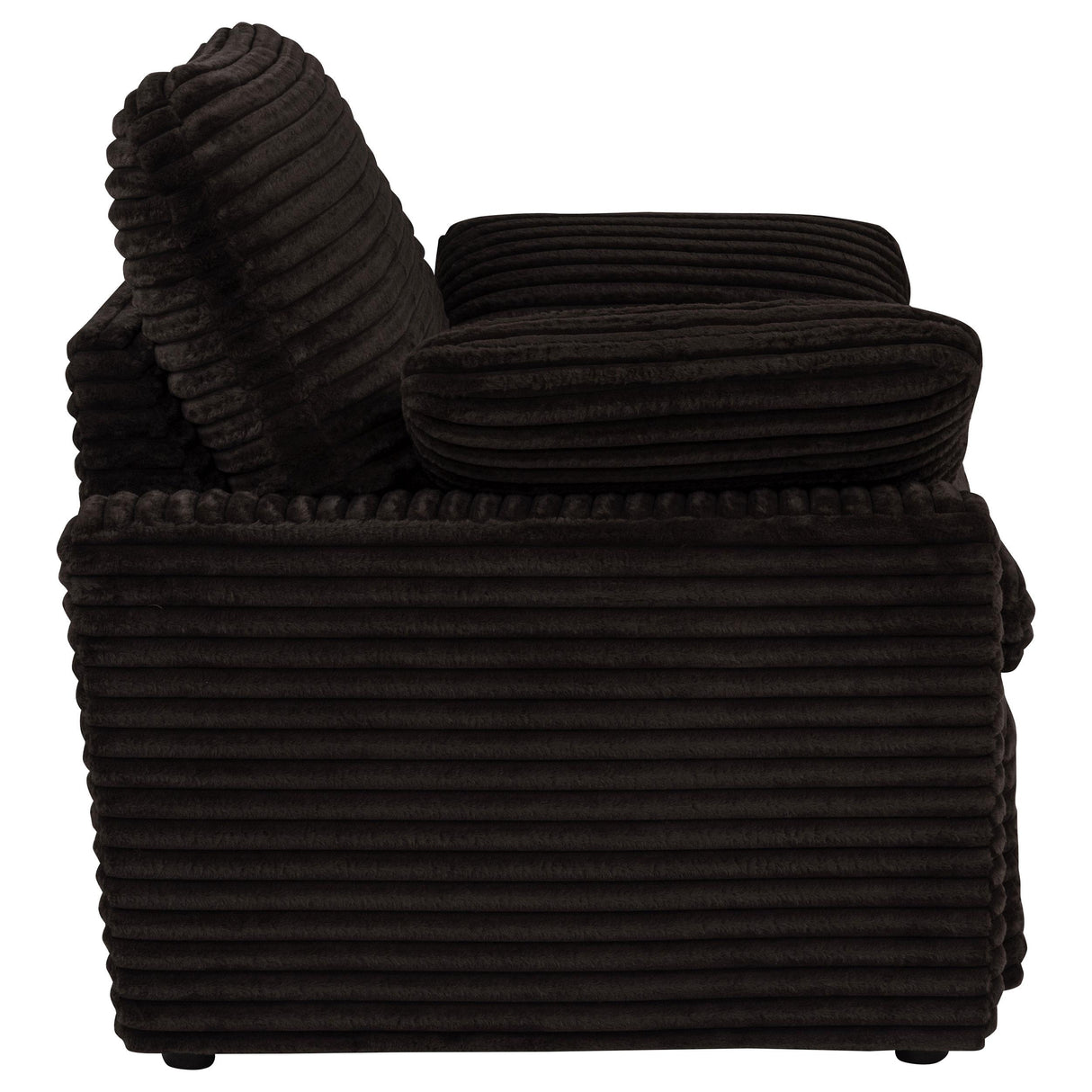 Collins Chocolate Brown Upholstered Power Recliner Chair from Coaster - Luna Furniture