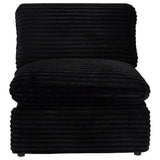 Collins Black Modular Power Armless Recliner from Coaster - Luna Furniture