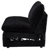 Collins Black Modular Power Armless Recliner from Coaster - Luna Furniture