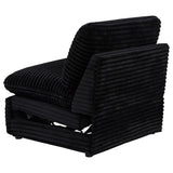 Collins Black Modular Power Armless Recliner from Coaster - Luna Furniture