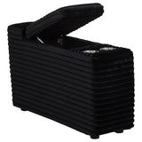 Collins Black Upholstered Modular Storage Console from Coaster - Luna Furniture