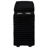 Collins Black Upholstered Modular Storage Console from Coaster - Luna Furniture