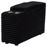 Collins Black Upholstered Modular Storage Console from Coaster - Luna Furniture