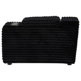 Collins Black Upholstered Modular Storage Console from Coaster - Luna Furniture