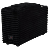 Collins Black Upholstered Modular Storage Console from Coaster - Luna Furniture