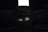 Collins Black Upholstered Modular Storage Console from Coaster - Luna Furniture