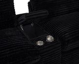 Collins Black Upholstered Modular Storage Console from Coaster - Luna Furniture