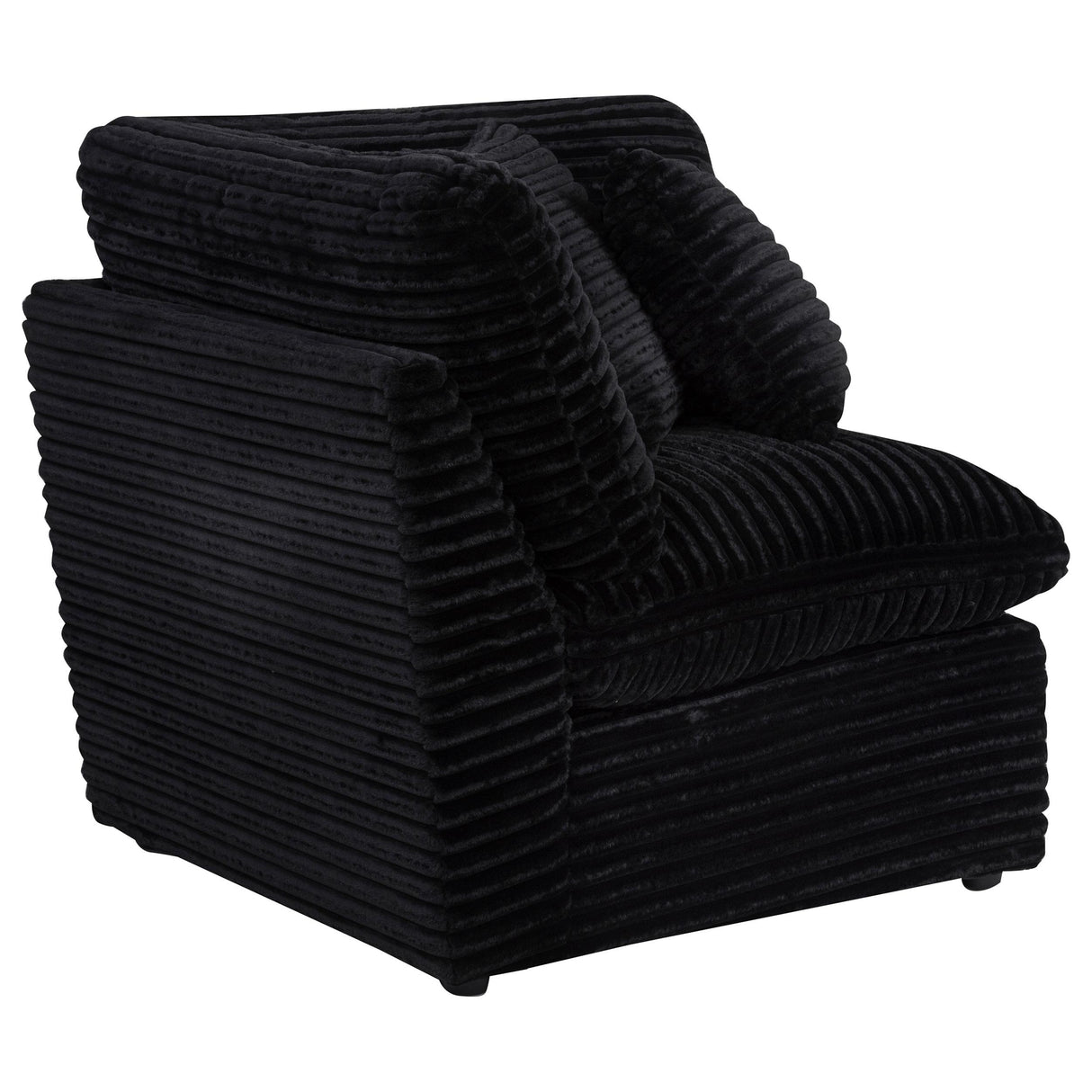 Collins Black Modular Corner Chair from Coaster - Luna Furniture