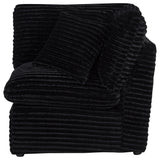 Collins Black Modular Corner Chair from Coaster - Luna Furniture