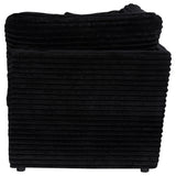 Collins Black Modular Corner Chair from Coaster - Luna Furniture