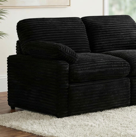 Collins Black Modular LAF Power Recliner from Coaster - Luna Furniture