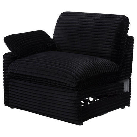 Collins Black Modular LAF Power Recliner from Coaster - Luna Furniture