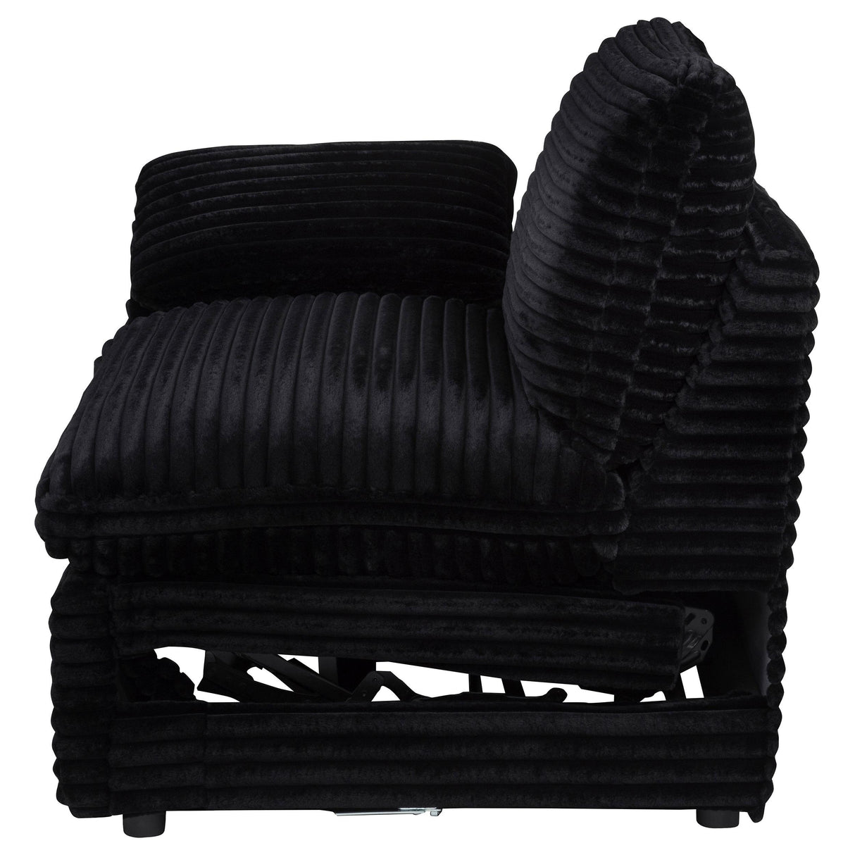 Collins Black Modular LAF Power Recliner from Coaster - Luna Furniture