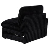 Collins Black Modular LAF Power Recliner from Coaster - Luna Furniture