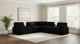 Collins Black 7-Piece Modular Power Reclining Sectional from Coaster - Luna Furniture