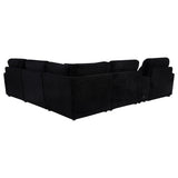 Collins Black 6-Piece Modular Power Reclining Sectional from Coaster - Luna Furniture