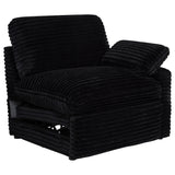 Collins Black Modular RAF Power Recliner from Coaster - Luna Furniture