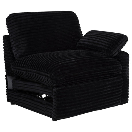 Collins Black Modular RAF Power Recliner from Coaster - Luna Furniture