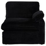 Collins Black Modular RAF Power Recliner from Coaster - Luna Furniture