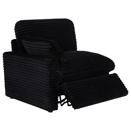 Collins Black 5-Piece Power Reclining Home Theater Seating from Coaster - Luna Furniture