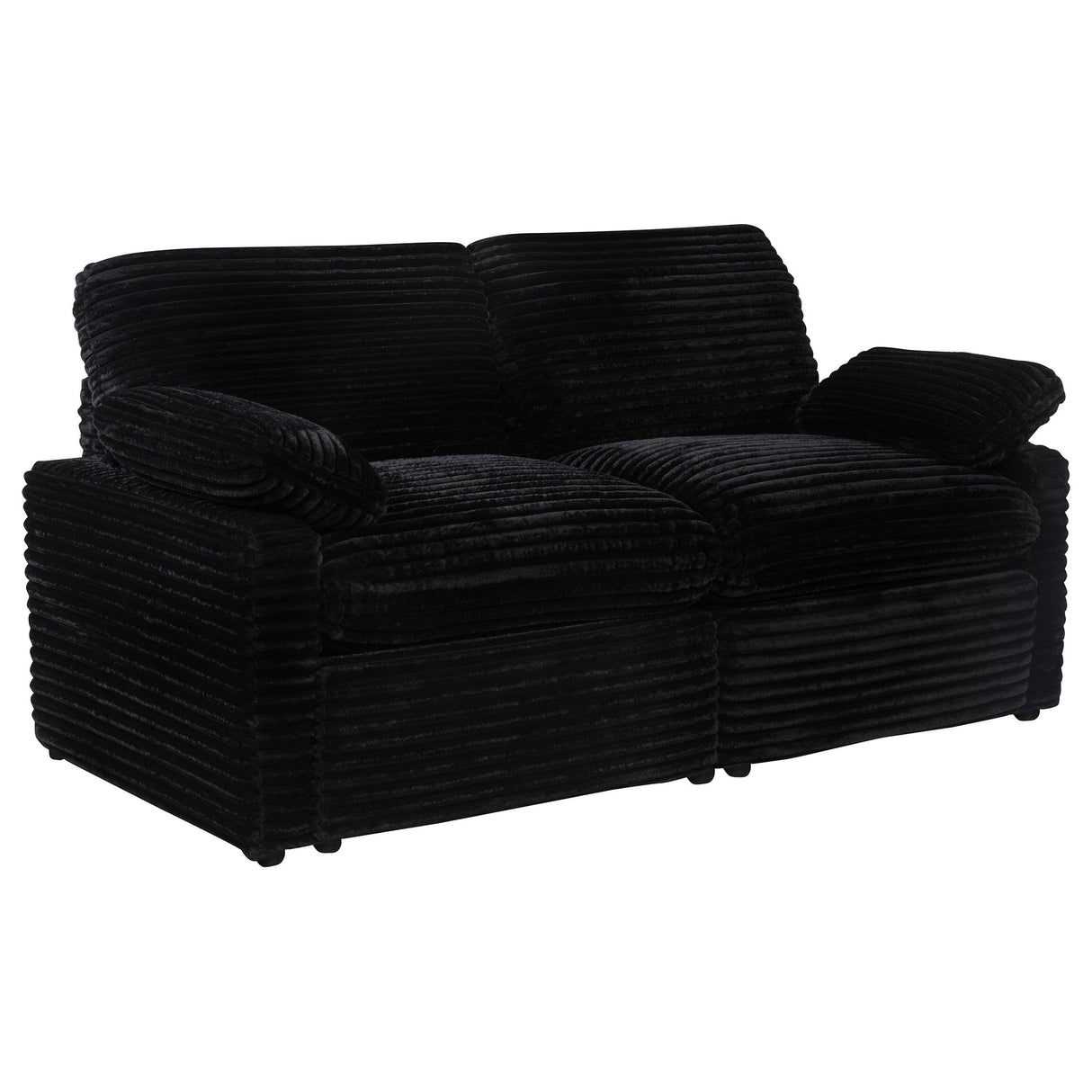 Collins Black Modular Power Loveseat from Coaster - Luna Furniture
