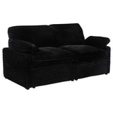 Collins Black Modular Power Loveseat from Coaster - Luna Furniture