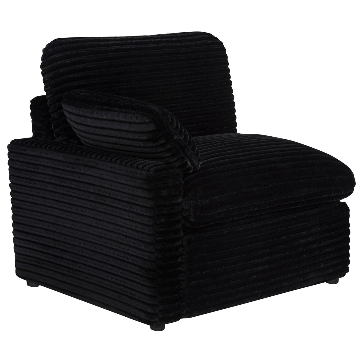 Collins Black Modular Power Loveseat from Coaster - Luna Furniture