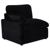 Collins Black Modular Power Loveseat from Coaster - Luna Furniture