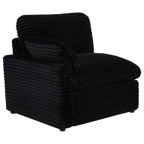 Collins Black Modular Power Loveseat from Coaster - Luna Furniture