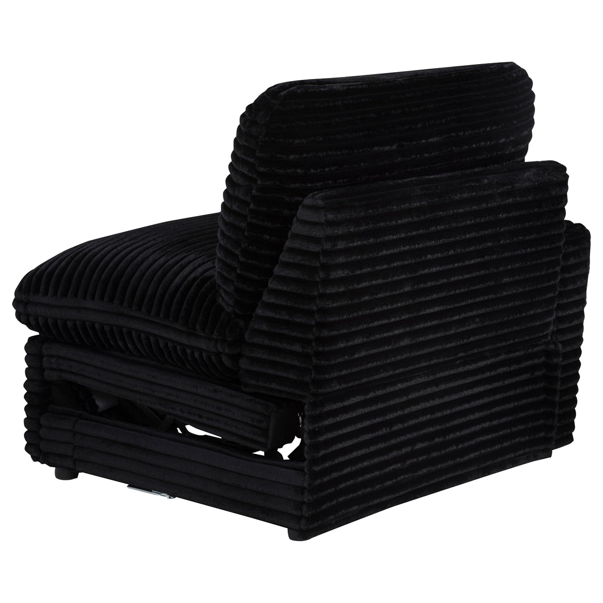 Collins Black Modular Power Loveseat from Coaster - Luna Furniture