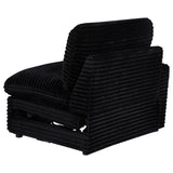 Collins Black Modular Power Loveseat from Coaster - Luna Furniture